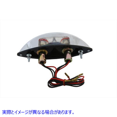 33-0643 クローム ABS ビッグアイ LED テールランプ Chrome ABS Big Eye LED Tail Lamp 取寄せ Vツイン (検索用／