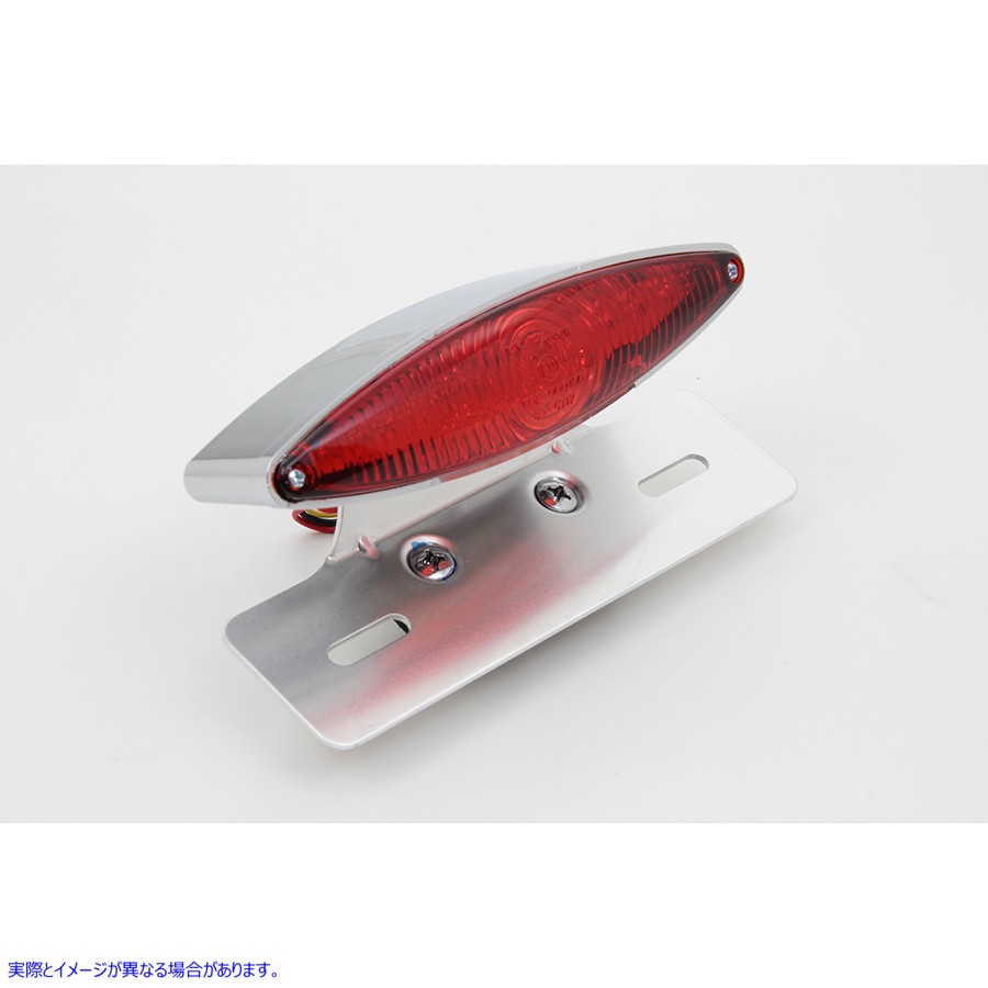 33-0651 クローム スネークアイ フェンダー マウント LED テールランプ キット Chrome Snake Eye Fender Mount LED Tail Lamp Ki