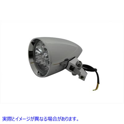 33-0660 4-1/2 Round Chrome Billet Headlamp 取寄せ Vツイン (検索用／ Wyatt Gatling