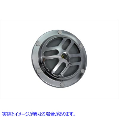 33-0738 ユニバーサルスタイル 12 ボルトクロームホーン Universal Style 12 Volt Chrome Horn 取寄せ Vツイン (検索用／