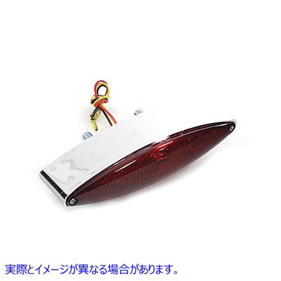 33-0902 クロームスネークアイスタイルLEDテールランプ Chrome Snake Eye Style LED Tail Lamp 取寄せ Vツイン (検索用／