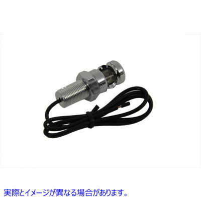 33-0978 クローム ミニ ライセンス ライト 溝付きスタイル Chrome Mini License Light Grooved Style 取寄せ Vツイン (検索用／