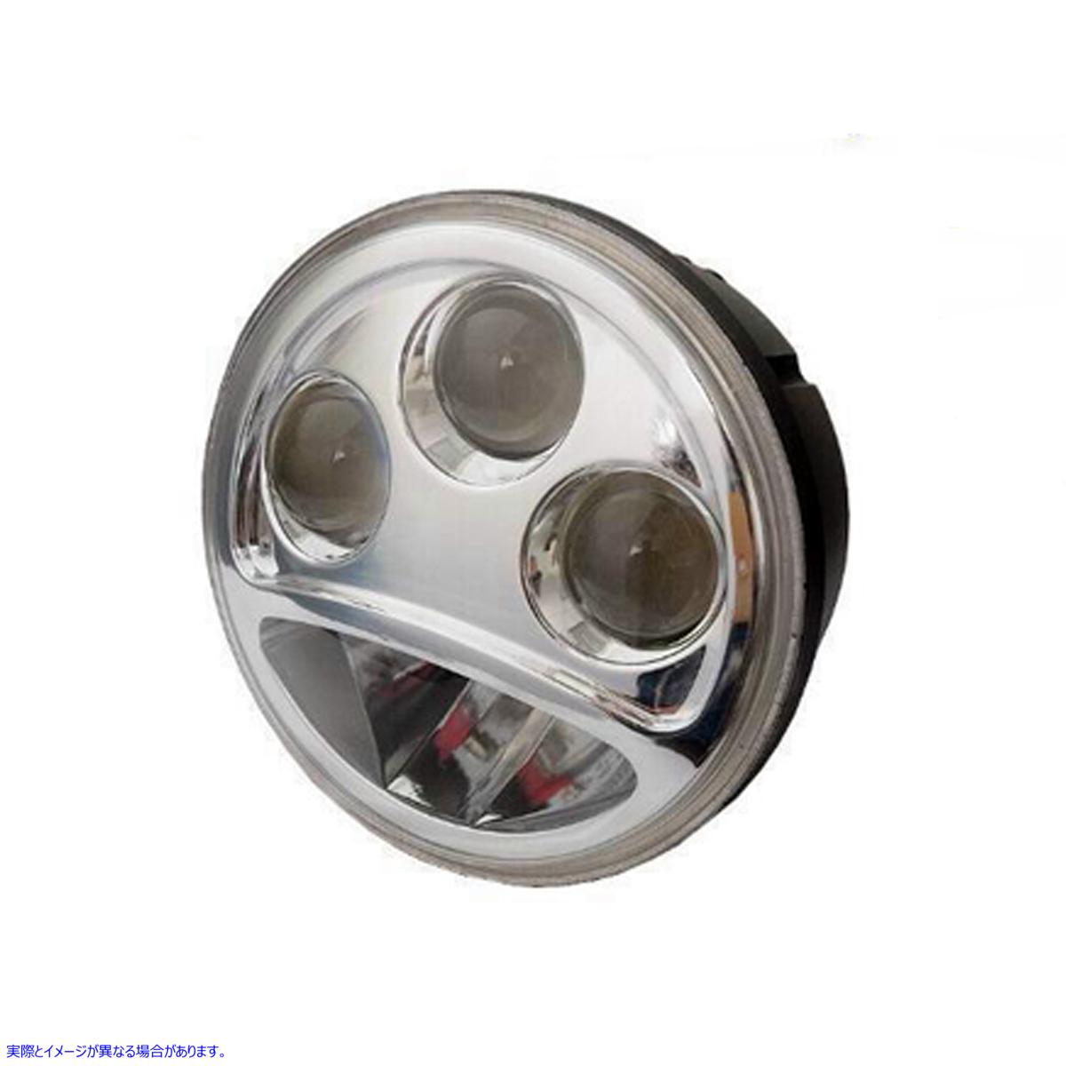 33-1015 5-3/4 インチ LED 交換用ヘッドランプ ユニット 5-3/4 inch LED Replacement Headlamp Unit 取寄せ Vツイン (検索用／