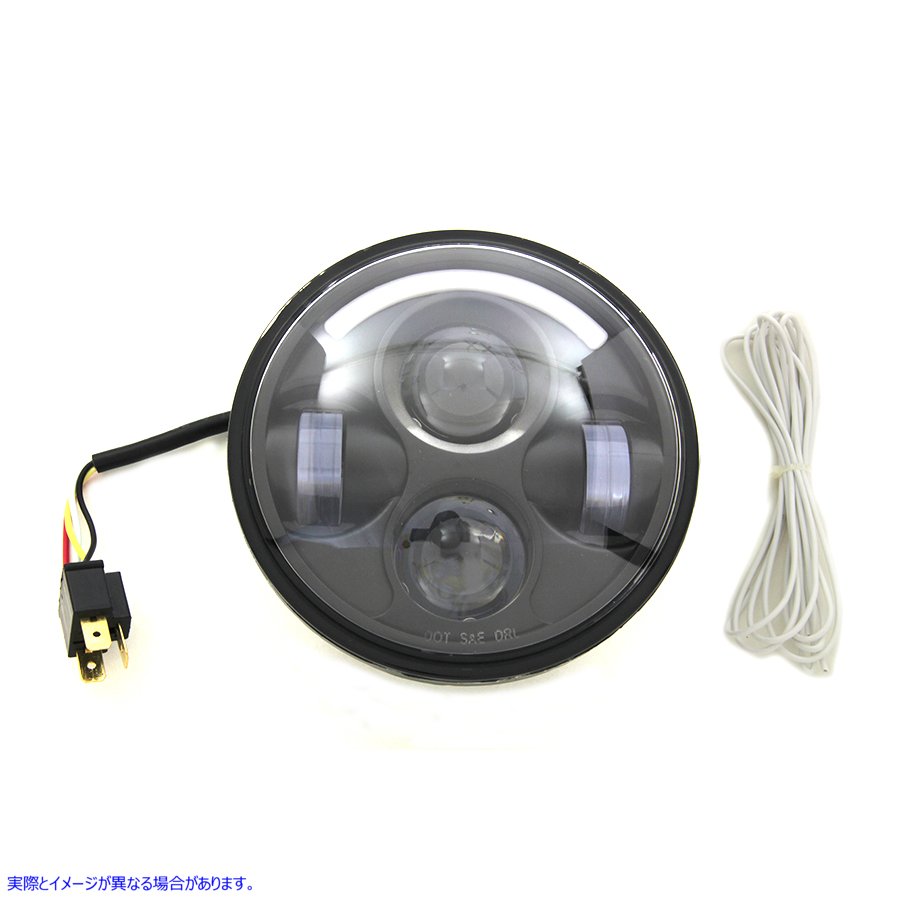 33-1043 5-3/4インチLEDヘッドランプユニット 取寄せ Vツイン 5-3/4 inch LED Headlamp Unit (検索用／