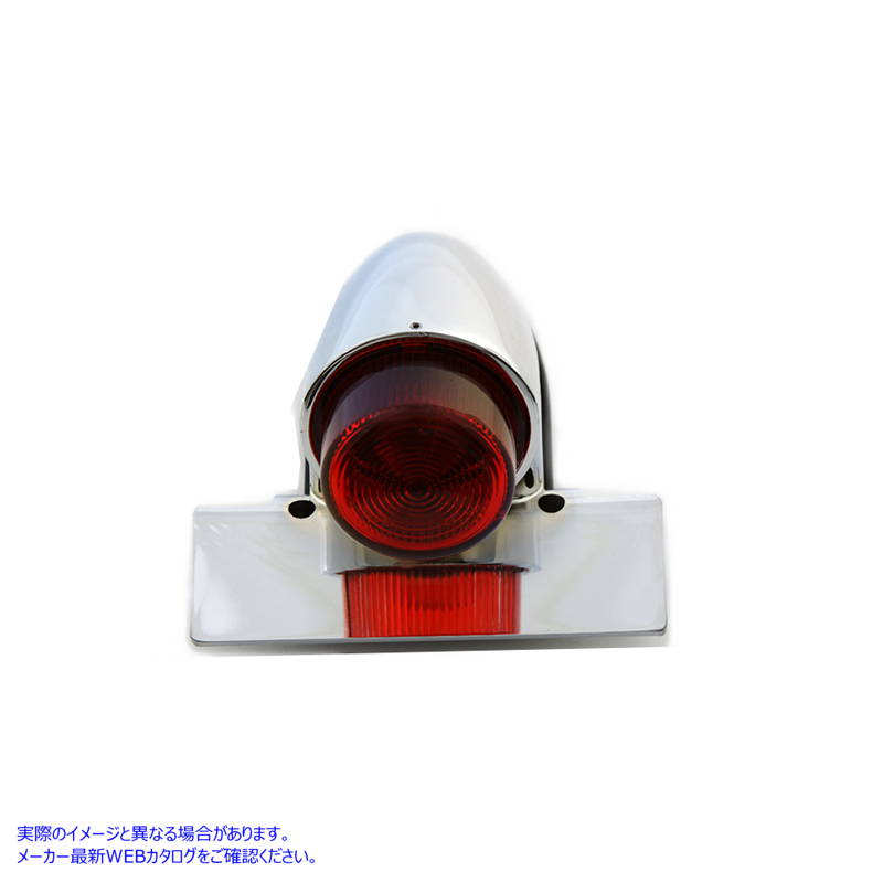 33-1079 クローム スパルト テールランプ バルブ付 Chrome Sparto Tail Lamp with Bulb 取寄せ Vツイン (検索用／