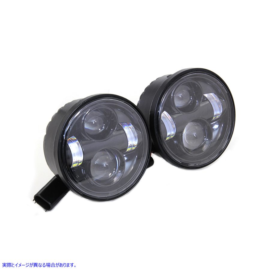 33-1102 4-1/2インチLEDヘッドランプユニットセット 4-1/2 inch LED Headlamp Unit Set 取寄せ Vツイン (検索用／67700261