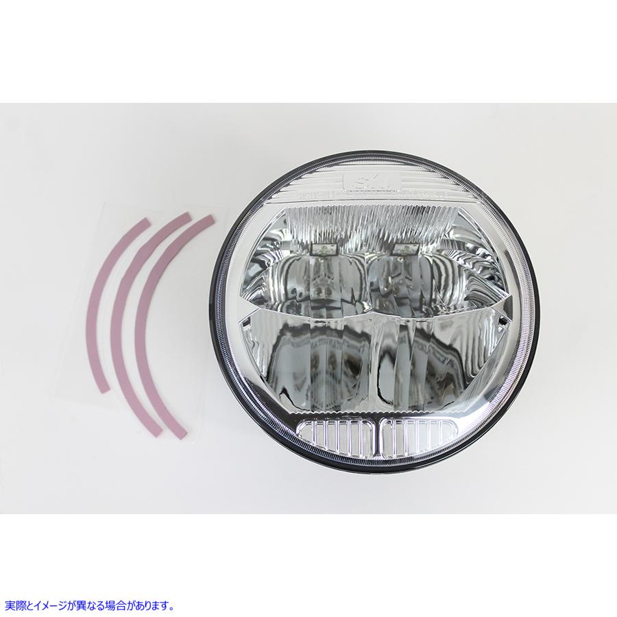 33-1129 7インチLEDヘッドランプユニット 7 inch LED Headlamp Unit 取寄せ Vツイン (検索用／