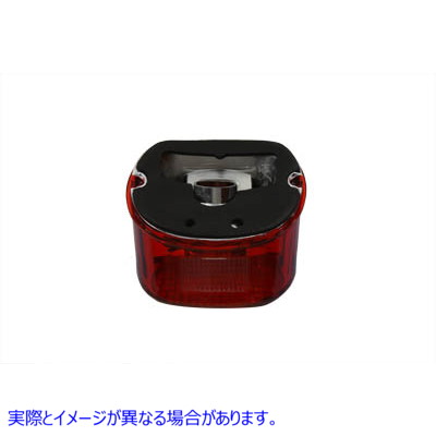 33-1158 テールランプレンズ レイダウンスタイル レッド Tail Lamp Lens Laydown Style Red 取寄せ Vツイン (検索用／