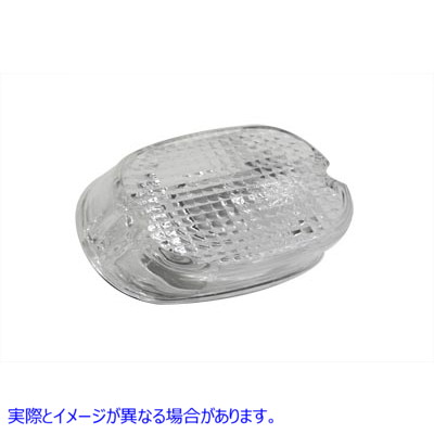 33-1161 テールランプレンズ レイダウンスタイル クリア Tail Lamp Lens Laydown Style Clear 取寄せ Vツイン (検索用／