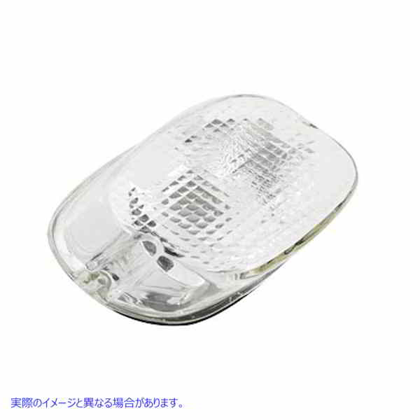 33-1167 テールランプレンズ レイダウンスタイル クリア Tail Lamp Lens Laydown Style Clear 取寄せ Vツイン (検索用／