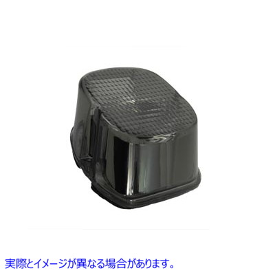 33-1169 テールランプレンズ レイダウンスタイル スモーク Tail Lamp Lens Laydown Style Smoked 取寄せ Vツイン (検索用／