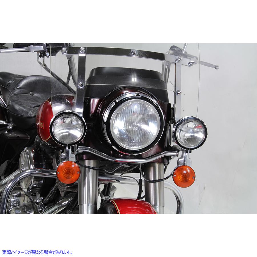 33-1198 ビレット スポットランプ トリム セット ブラック Billet Spotlamp Trim Set Black 取寄せ Vツイン (検索用／61400255