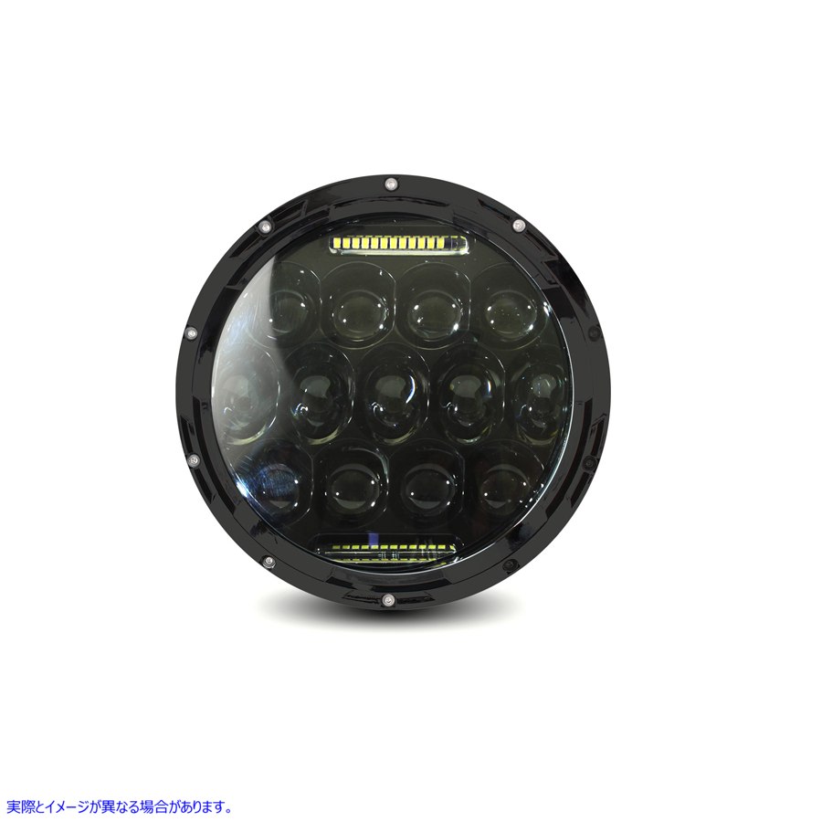 33-1575 Cyron 7インチビースト統合ヘッドランプブラック Cyron 7 inch Beast Integrated Headlamp Black 取寄せ Vツイン (検索用／ Cyron Lighting ABIG7B2-B  *8*