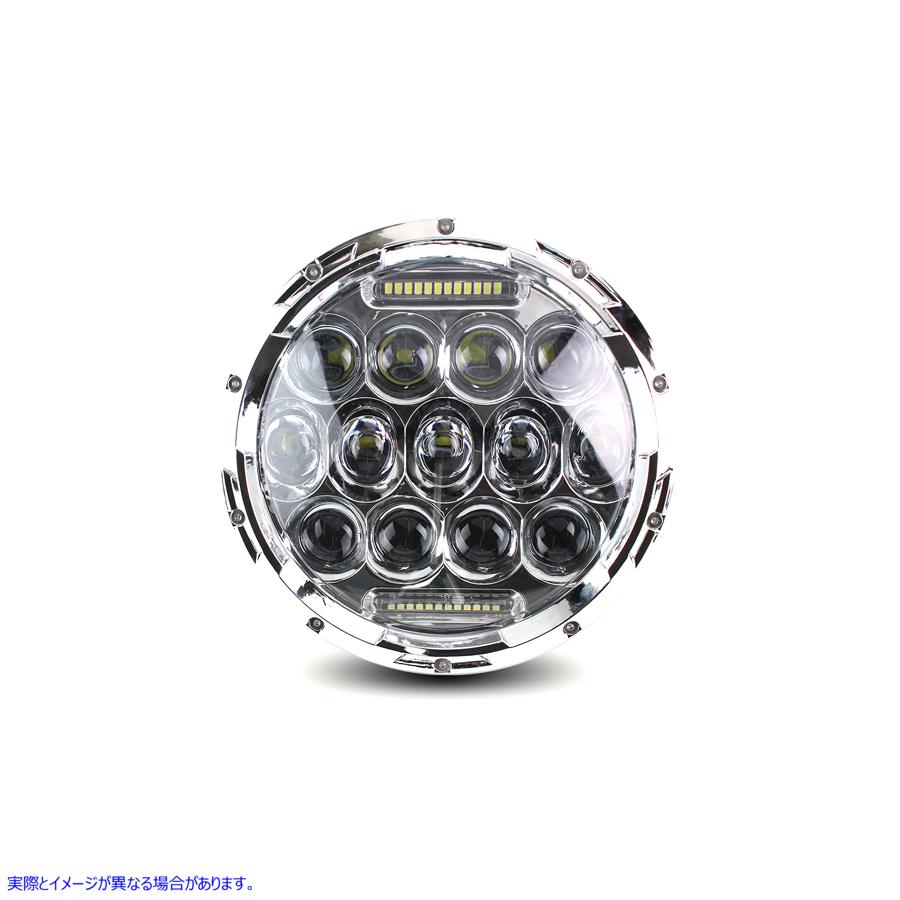 33-1576 Cyron 7 Beast Integrated Headlamp Chrome 取寄せ Vツイン (検索用／ Cyron Lighting ABIG7B2-C  *8*