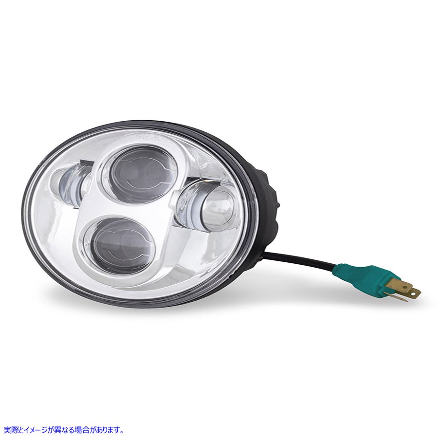 33-1580 Cyron Urban 5-3/4 インチ LED ヘッドランプ ユニット クローム Cyron Urban 5-3/4 inch LED Headlamp Unit Chrome 取寄