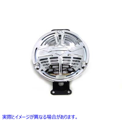 33-1608 レプリカ クローム 6 ボルト ホーン 取寄せ Vツイン Replica Chrome 6 Volt Horn (検索用／69001-42 1942-57G