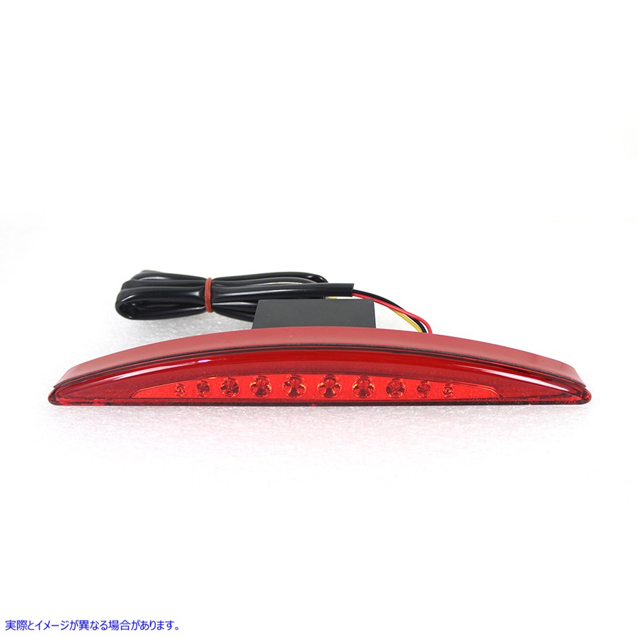 33-1624 スライススタイル LED フェンダーマウントテールランプ (レッドレンズ付き) Slice Style LED Fender Mount Tail Lamp wi