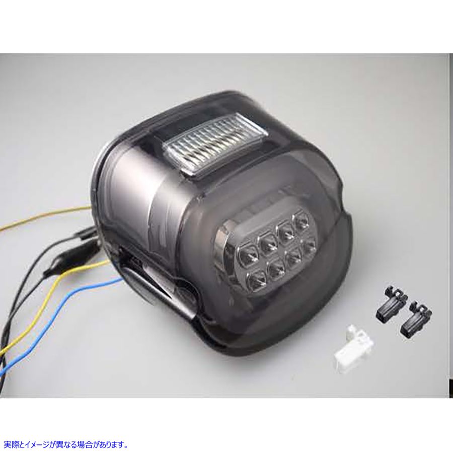 33-1642 LEDターン信号付きのスモークレンズテールランプ Smoke Lens Tail Lamp with LED Turn Signals 取寄せ Vツイン (検索用／ V-Twin