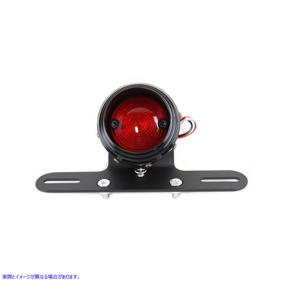 33-1657 黒いアルミニウムLEDテールランプアセンブリ Black Aluminum LED Tail Lamp Assembly 取寄せ Vツイン (検索用／ Wyatt Gatling