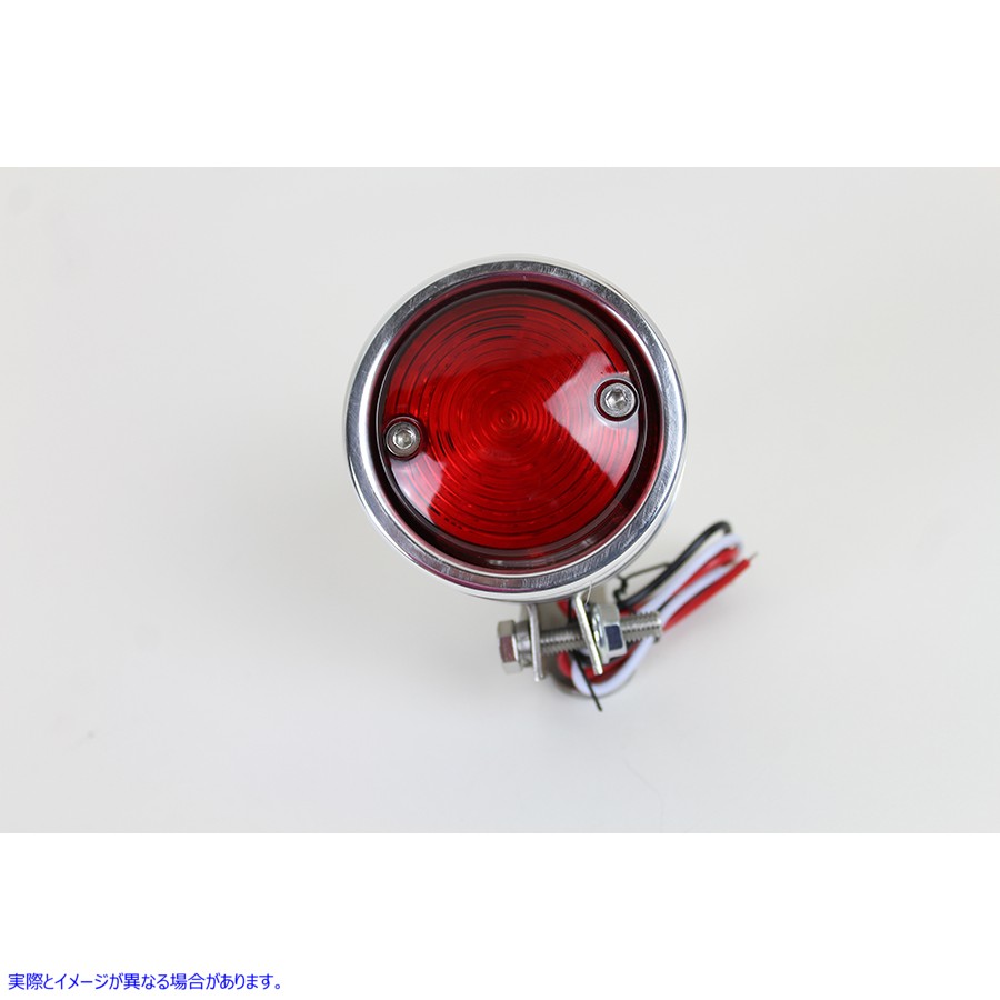 33-1666 LEDバレットテールランプアセンブリ クローム LED Bullet Tail Lamp Assembly Chrome 取寄せ Vツイン (検索用／