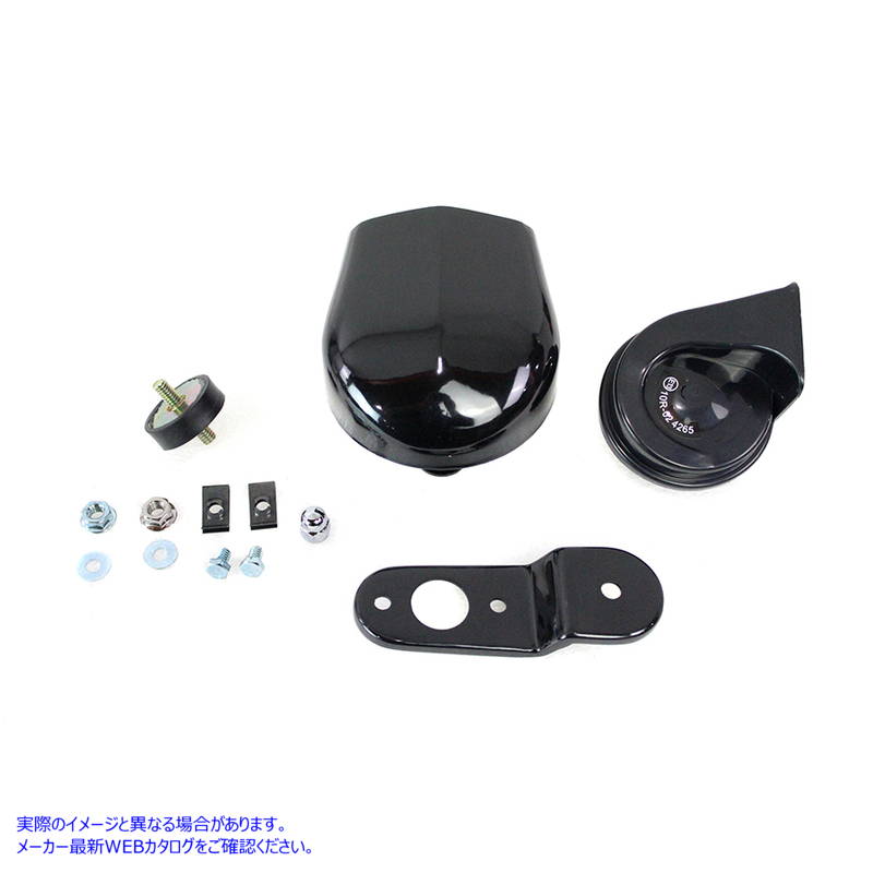 33-1729 ソフテイル ホーン キット ブラック カバー付き Softail Horn Kit with Black Cover 取寄せ Vツイン (検索用／