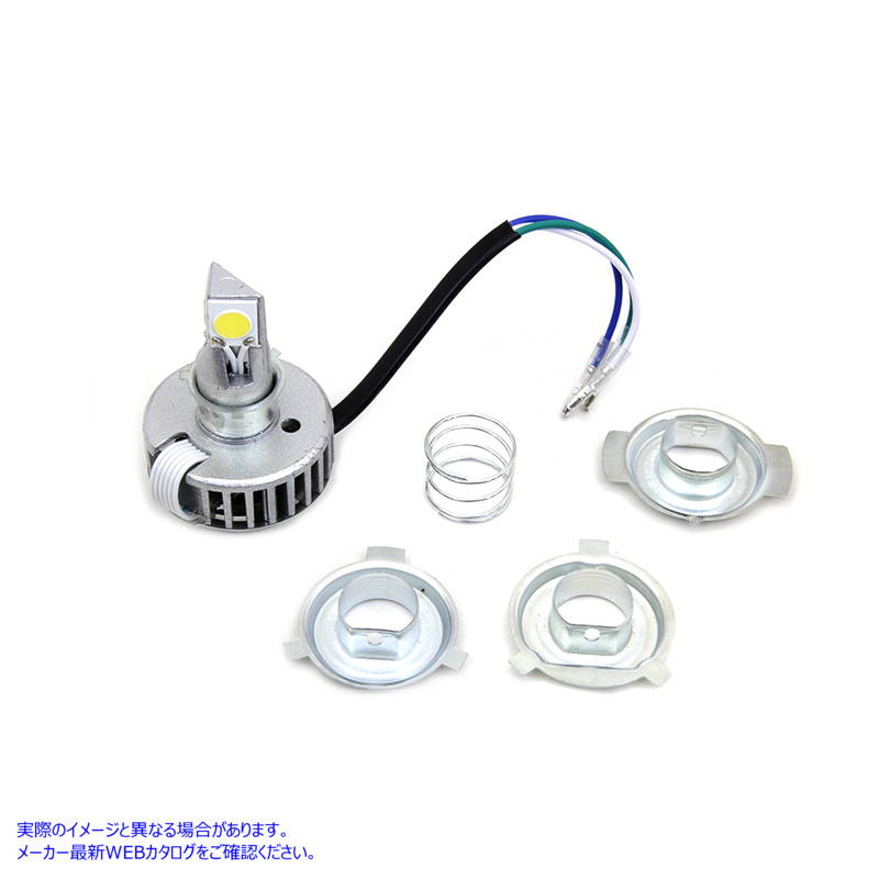 33-1737 白色LED H4交換用バルブキット White LED H4 Replacement Bulb Kit 取寄せ Vツイン (検索用／