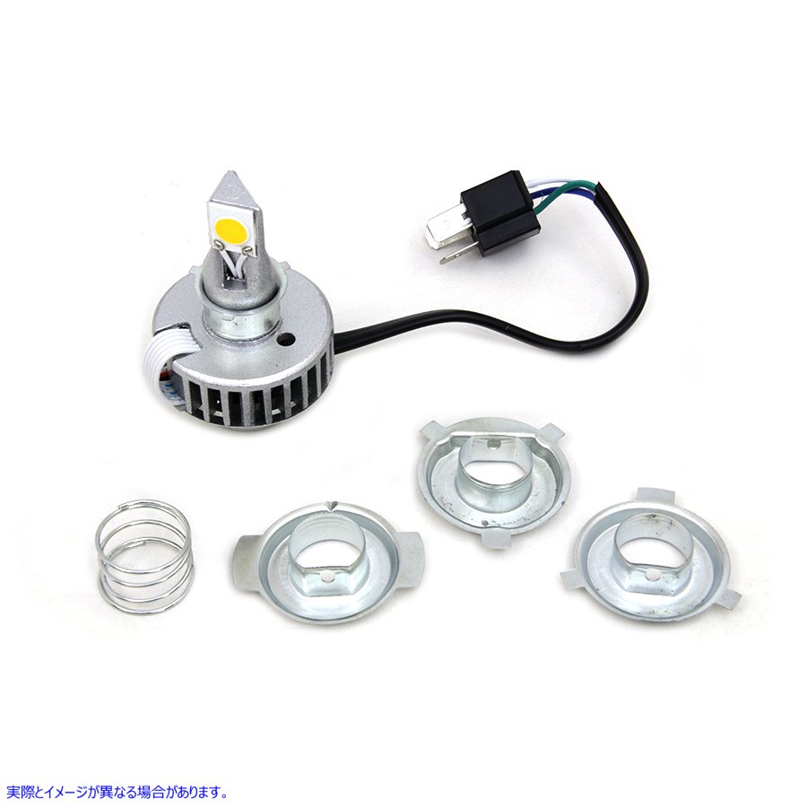 33-1738 イエロー LED H4 交換用バルブ キット Yellow LED H4 Replacement Bulb Kit 取寄せ Vツイン (検索用／