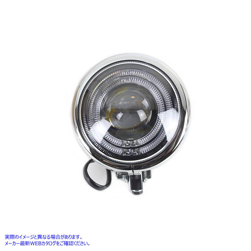 33-1771 5-3/4 インチ ベイツ スタイル LED ヘッドランプ クローム 5-3/4 inch Bates Style LED Headlamp Chrome 取寄せ Vツイン