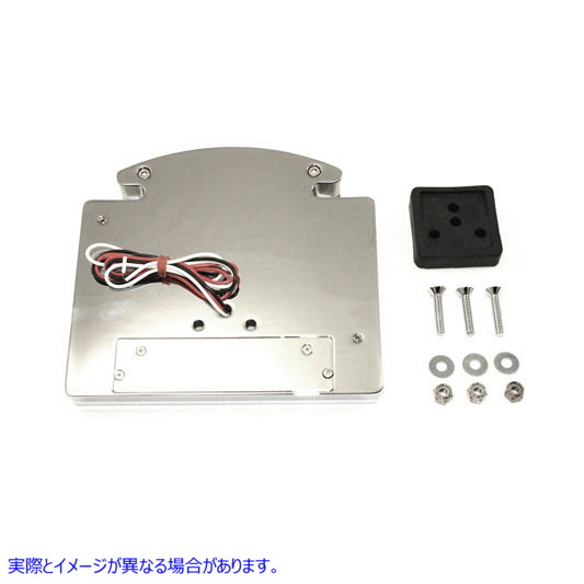 33-1904 クロームビレットフェンダーマウント LEDテールランプ スライスタイプ Chrome Billet Fender Mount LED Tail Lamp Slice