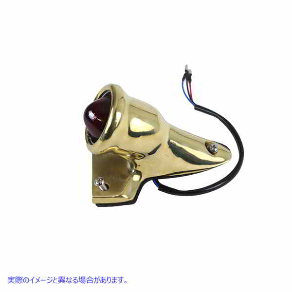 33-1952 クロッカースタイル LED テールランプ 真鍮 Crocker Style LED Tail Lamp Brass 取寄せ Vツイン (検索用／