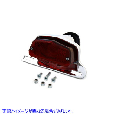 33-1977 クローム スポーツ テール ランプ アセンブリ ラージ ルーカス スタイル Chrome Sport Tail Lamp Assembly Large Lucas