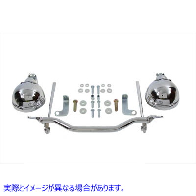 33-2031 クロームスポットランプキット Chrome Spotlamp Kit 取寄せ Vツイン (検索用／