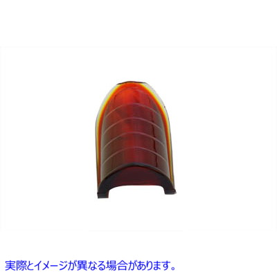 33-2052 テールランプレンズ 蜂の巣風ガラス レッド Tail Lamp Lens Beehive Style Glass Red 取寄せ Vツイン (検索用／68090-39