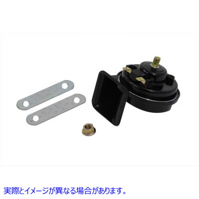 33-2116 レプリカ交換用ホーン ブラック Replica Replacement Horn Black 取寄せ Vツイン (検索用／69060-90D