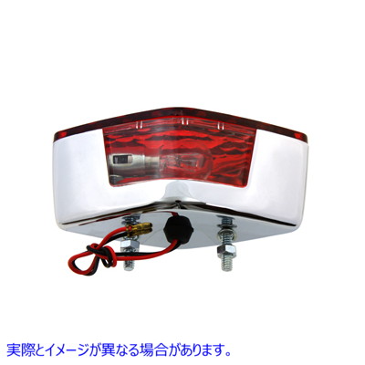 33-2128 Chrome Diamond Tail Lamp 取寄せ Vツイン (検索用／ Wyatt Gatling