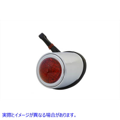 33-2243 ティアドロップ型テールランプ（レッドレンズ付） Teardrop Style Tail Lamp with Red Lens 取寄せ Vツイン (検索用／