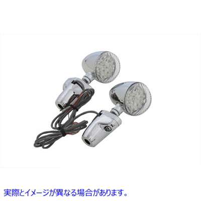 33-4116 LEDウインカーセット スタンドオフマウント付き LED Turn Signal Set with Stand Off Mount 取寄せ Vツイン (検索用／