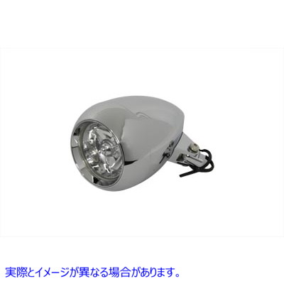 33-5050 4-1/2 インチ丸型ヘッドランプ Protolyte 4-1/2 inch Round Headlamp Protolyte 取寄せ Vツイン (検索用／