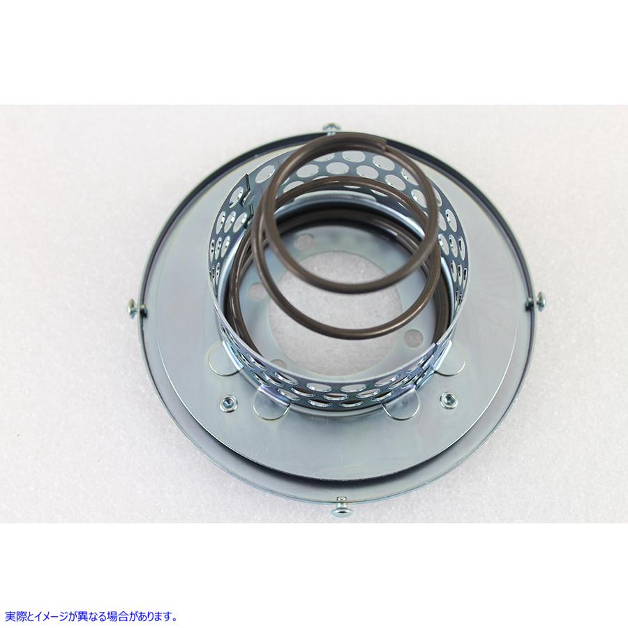 34-0073 6インチエアクリーナーバッキングプレート 6 inch Air Cleaner Backing Plate 取寄せ Vツイン (検索用／