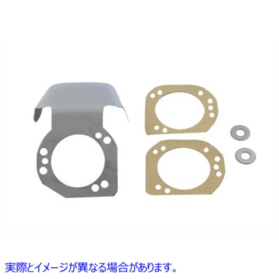 34-0100 インテークマニホールドカバー クローム Intake Manifold Cover Chrome 取寄せ Vツイン (検索用／27483-07