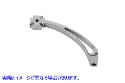 34-0148 マルタ風ビレットミラーステム Maltese Style Billet Mirror Stem 取寄せ Vツイン (検索用／