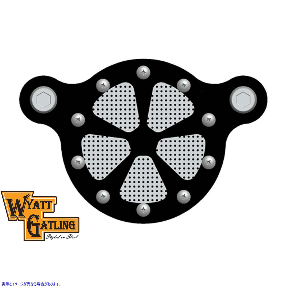 34-0233 ワイアット ガトリング エアクリーナー キット ブラック Wyatt Gatling Air Cleaner Kit Black 取寄せ Vツイン (検索用