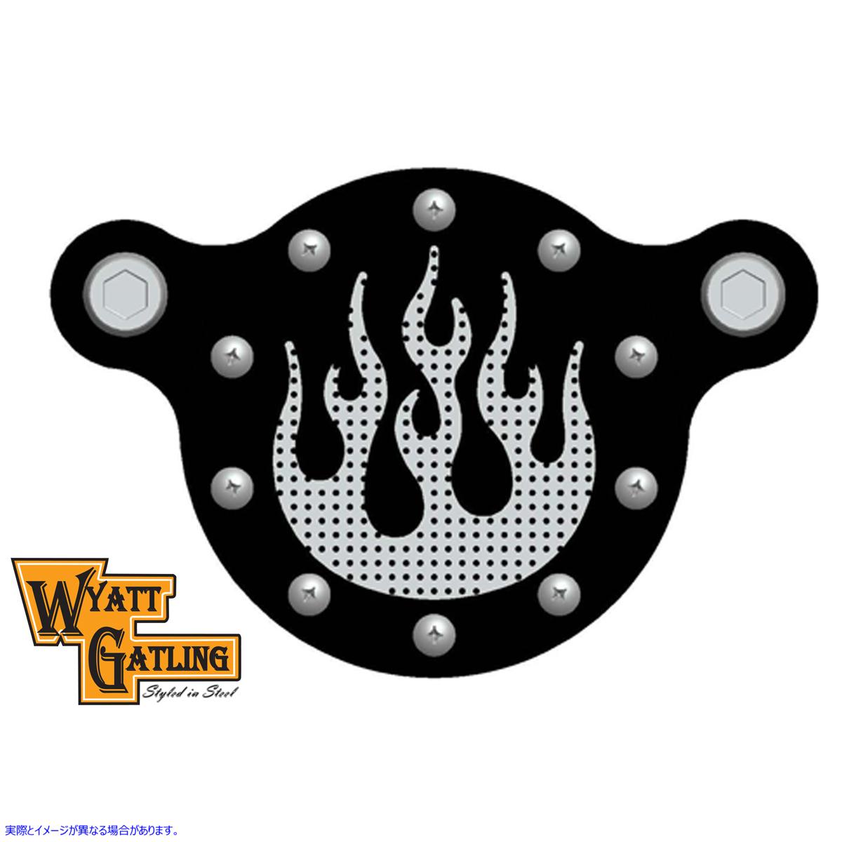 34-0238 ワイアット ガトリング エアクリーナー キット クローム Wyatt Gatling Air Cleaner Kit Chrome 取寄せ Vツイン (検索用