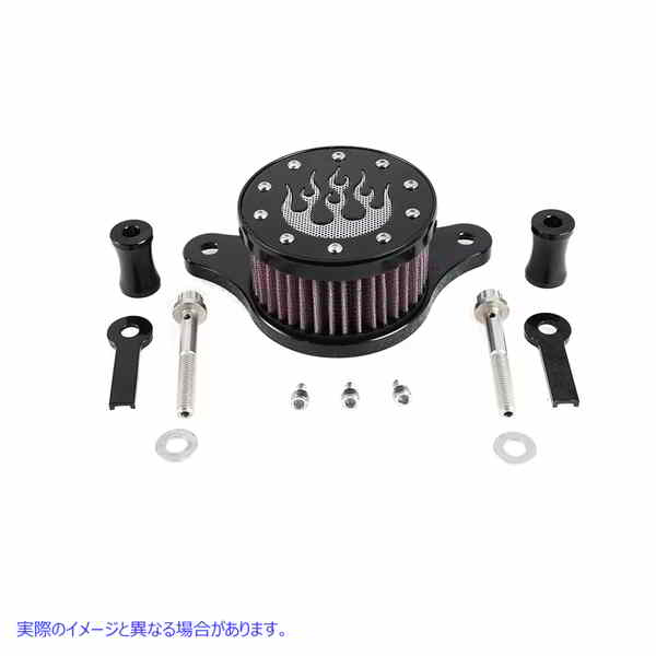 34-0247 ワイアット ガトリング エアクリーナー キット ブラック Wyatt Gatling Air Cleaner Kit Black 取寄せ Vツイン (検索用