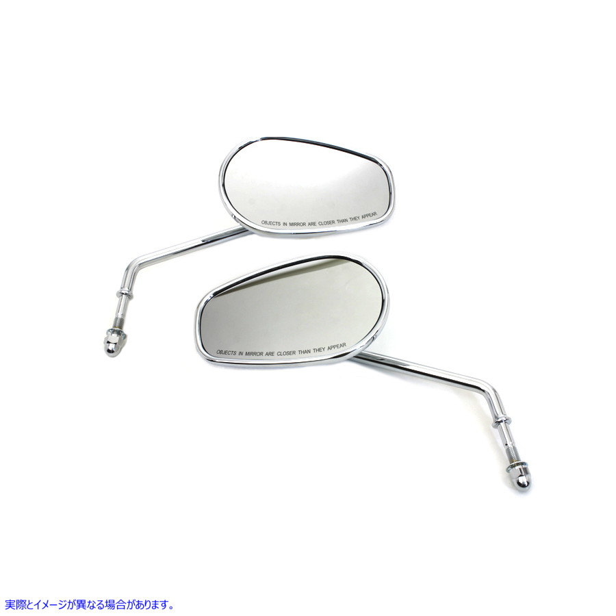 34-0410 テーパー凸面鏡セット Taper Convex Mirror Set 取寄せ Vツイン (検索用／91840-03AR 91845-03AL