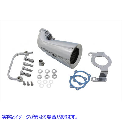 34-0451 エアクリーナー ブリーザー クロームビレット Air Cleaner Breather Chrome Billet 取寄せ Vツイン (検索用／