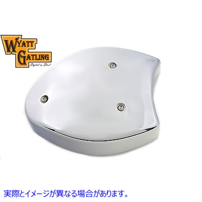 34-0455 ワイアットガトリングクロームスクープエアクリーナー Wyatt Gatling Chrome Scoop Air Cleaner 取寄せ Vツイン (検索用