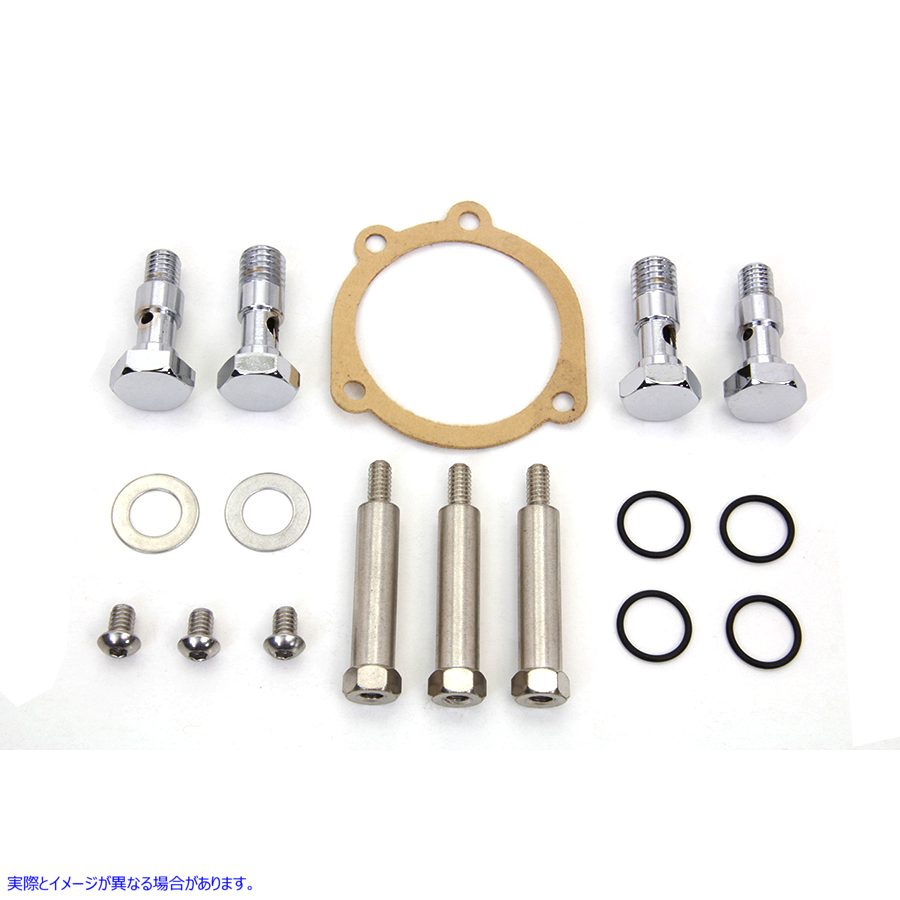 34-0464 ブリーザーボルトとスタッドのセット Breather Bolt and Stud Set 取寄せ Vツイン (検索用／