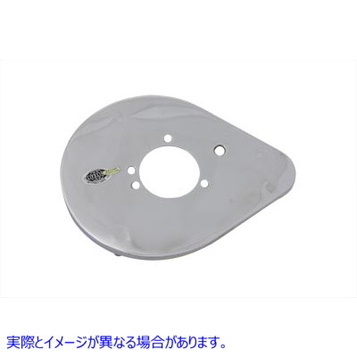 34-0519 エアクリーナーバッキングプレート クローム Air Cleaner Backing Plate Chrome 取寄せ Vツイン (検索用／