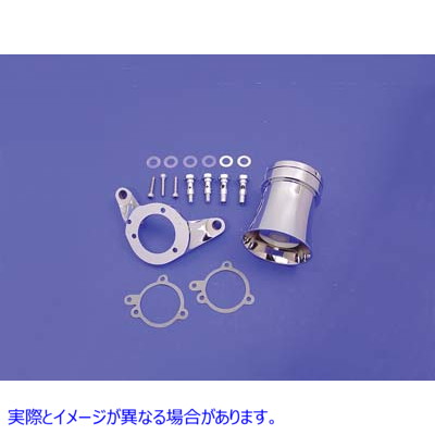 34-0593 ベロシティ スタック エア クリーナー キット ビレット Velocity Stack Air Cleaner Kit Billet 取寄せ Vツイン (検索用